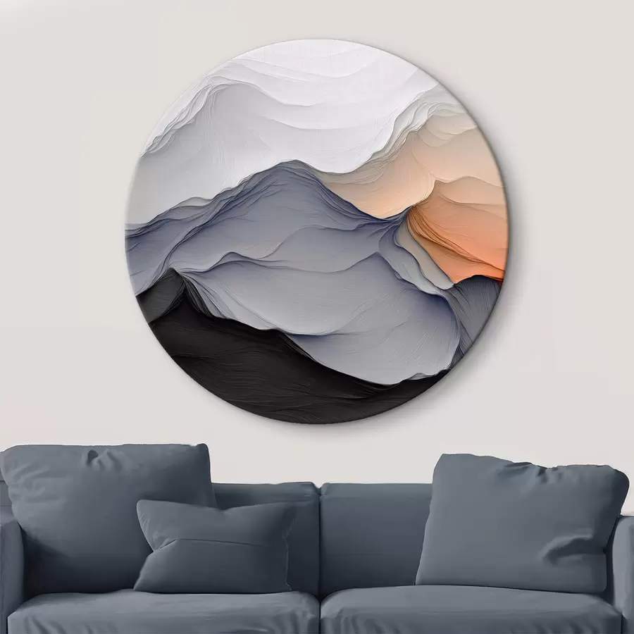 Pilt Abstraktsioon koos imitatsiooni või mägedega r42457