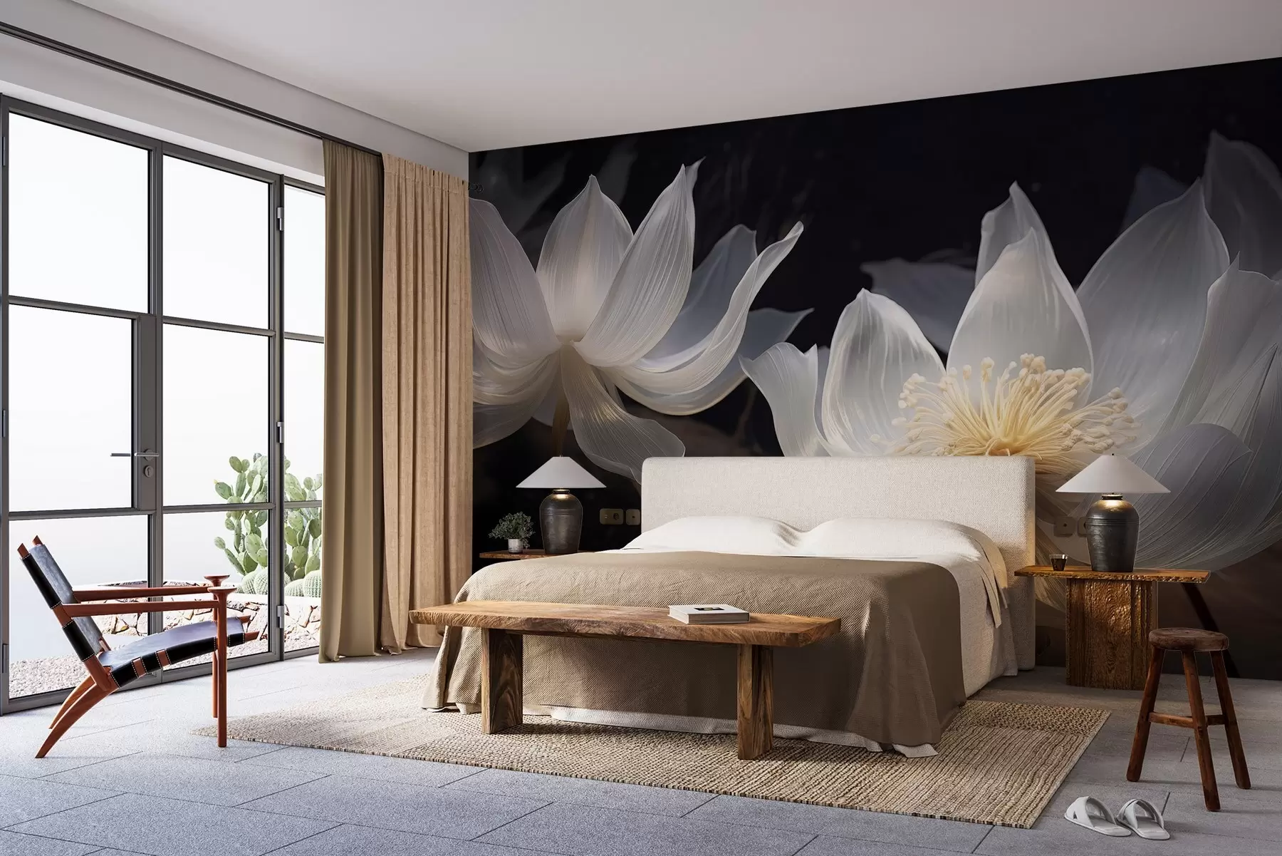 Fototapeedid Lopsakad kallid lilled w02846