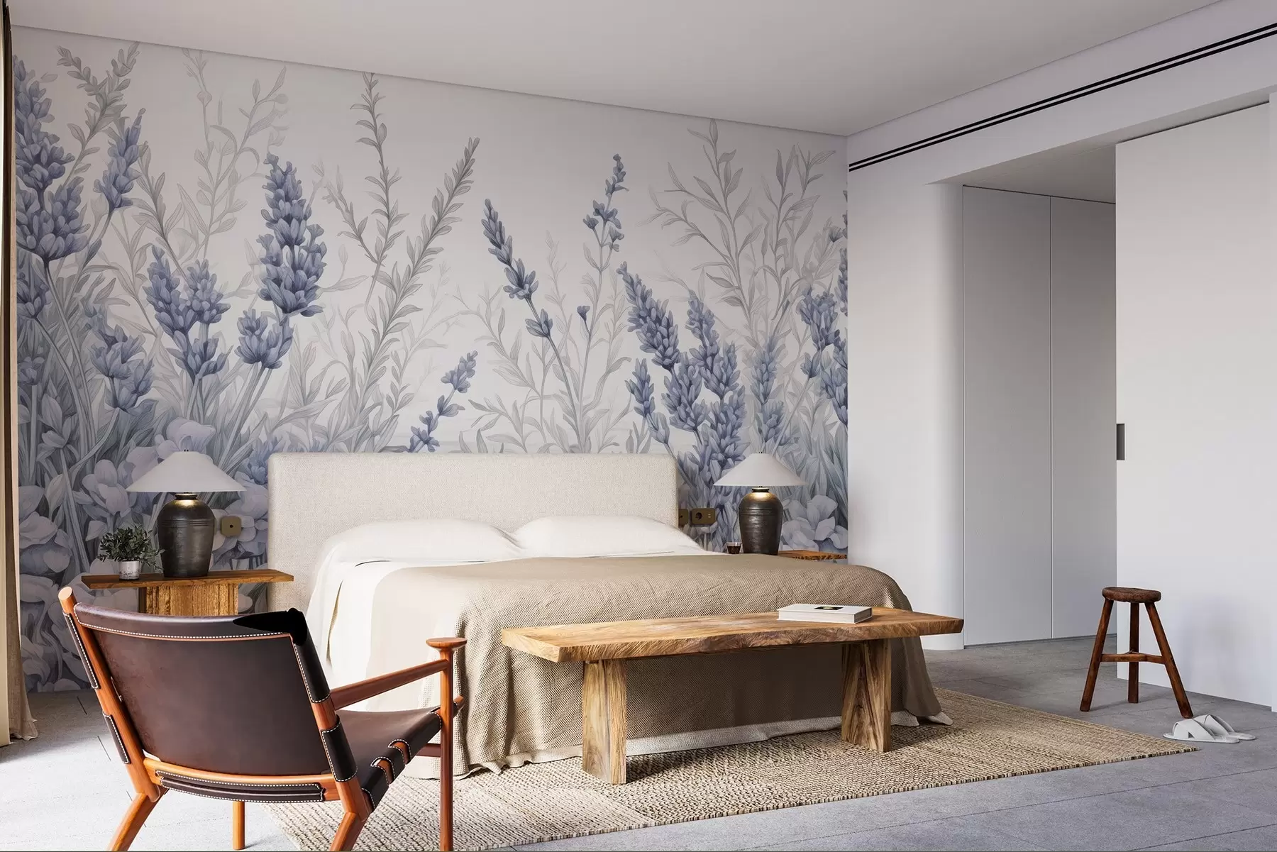 Fototapeedid Akvarell õitsev väli pastellvärvides w02847v1