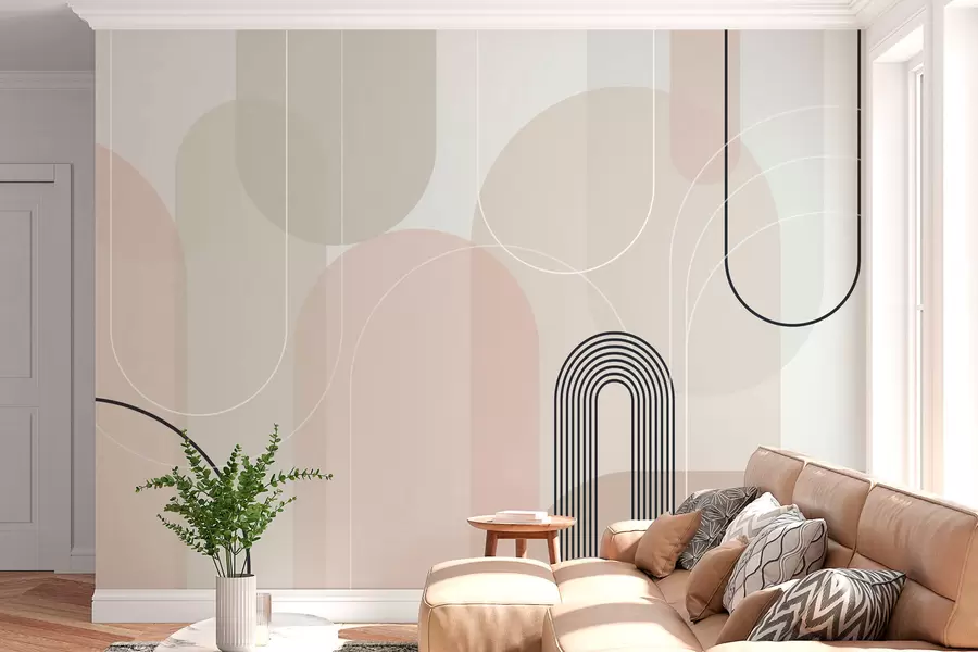 Fototapeedid Stiilsed minimalistlikud kaarjad w02826