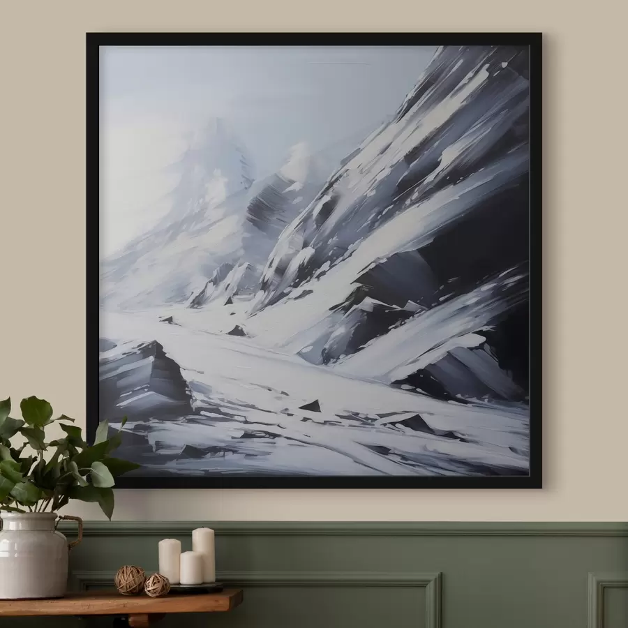 Fototapeedid Lumega kaetud kivid imiteerivad pintslitõmbed maali f42585