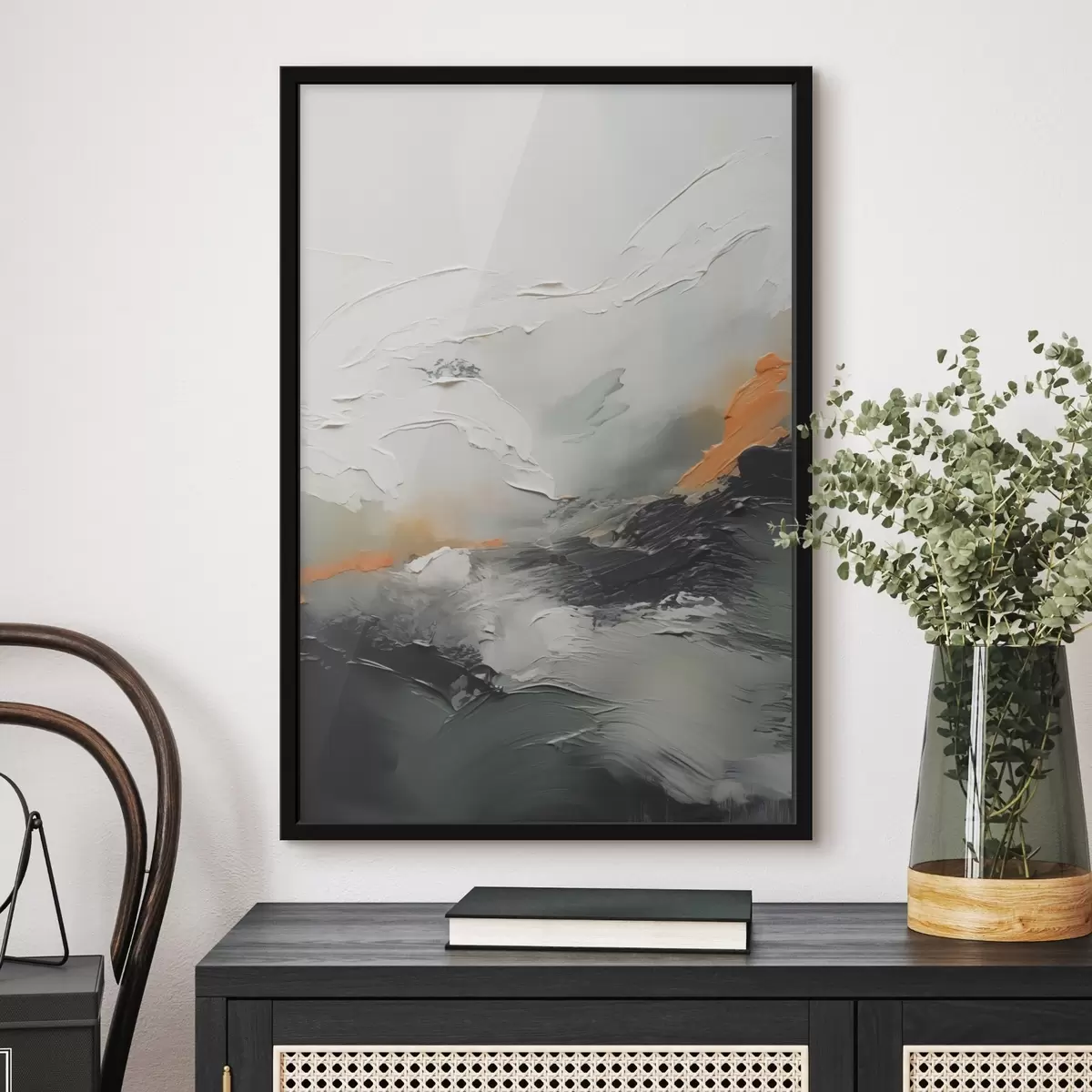 Plakat Abstraktsiooni imitatsioon pintslitõmbed f42588