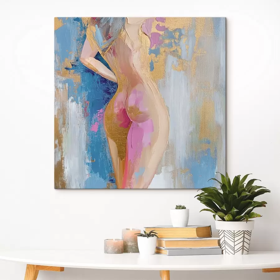 Pilt Abstraktne joonistus tüdruku kehast s42611