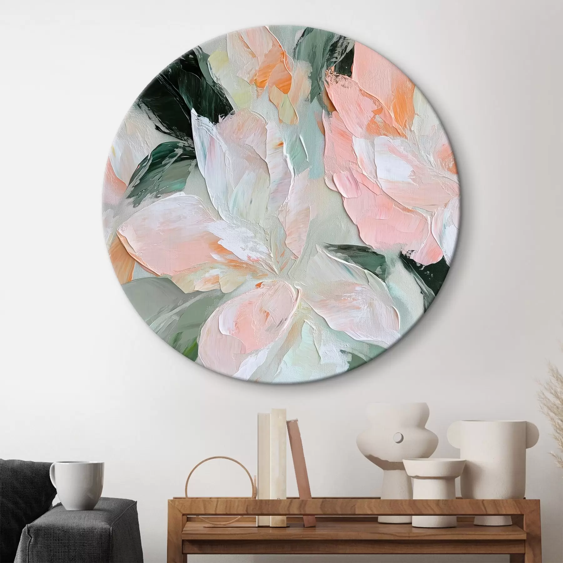 Pilt Abstraktsed lilled õlimaali stiilis r42601