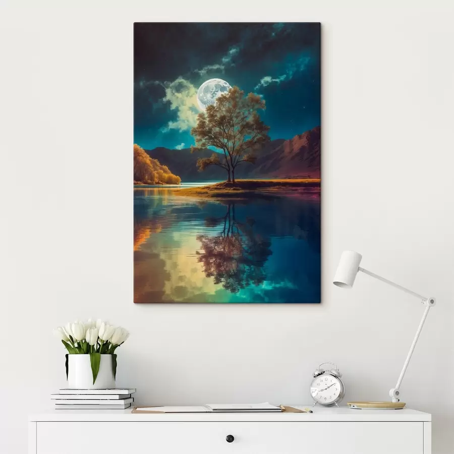 Pilt Puu keset järve s42520