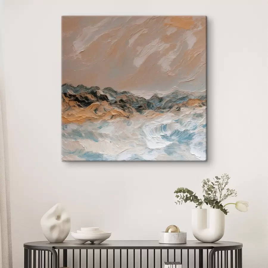 Pilt Abstraktne meri õlimaali stiilis s42529