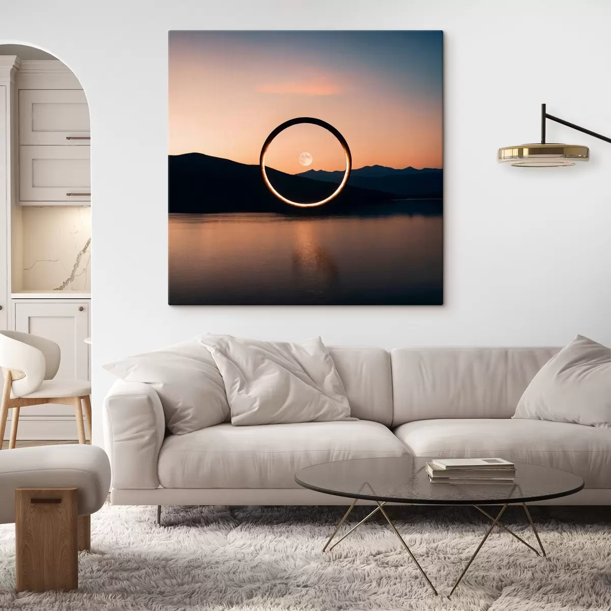 Pilt Kuu foto läbi rõnga s42550