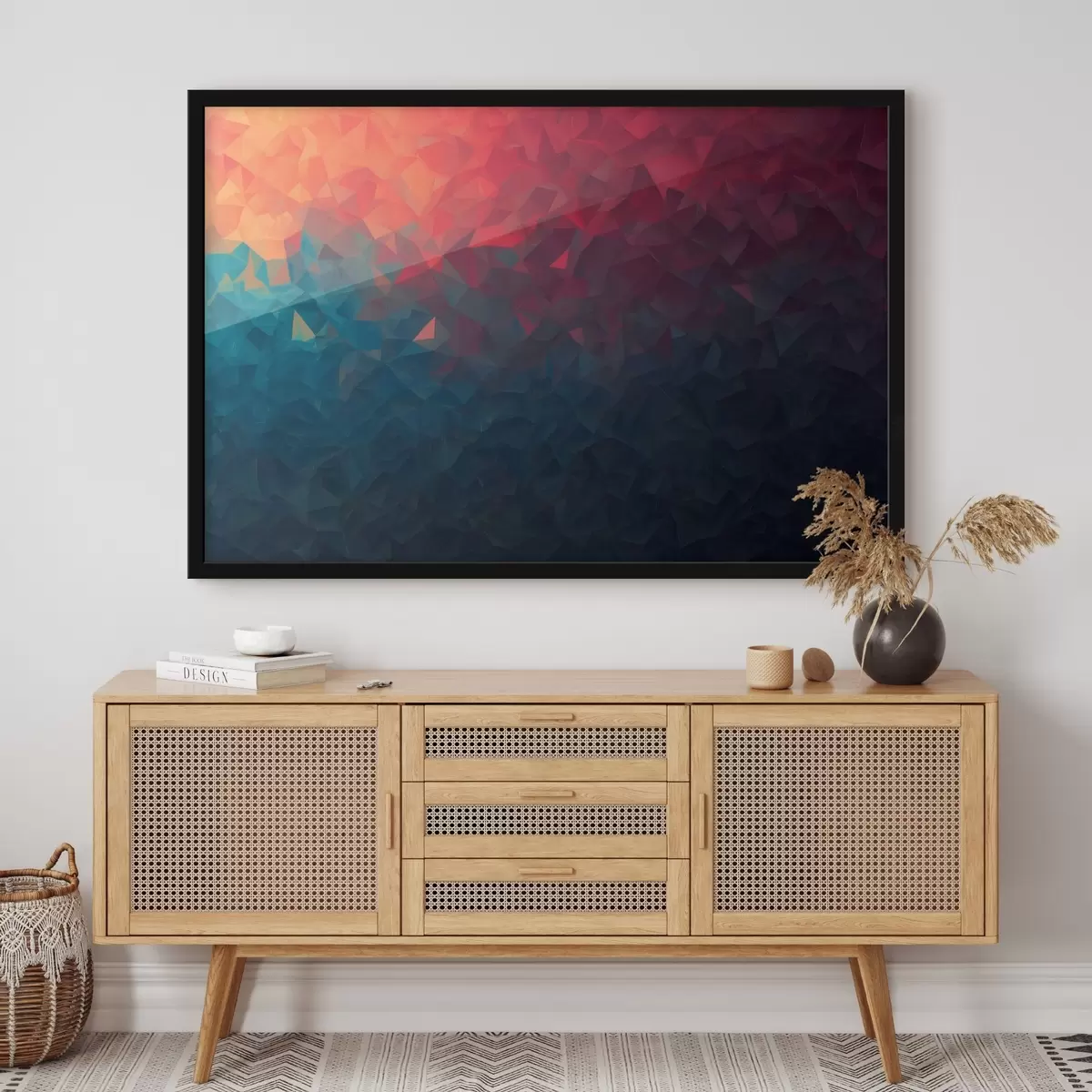 Plakat Üleminek oranžist siniseks f42513