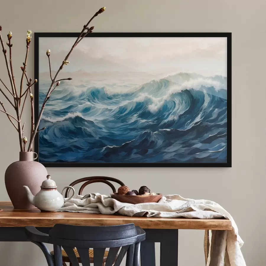 Fototapeedid Tormilised lained udus f42541