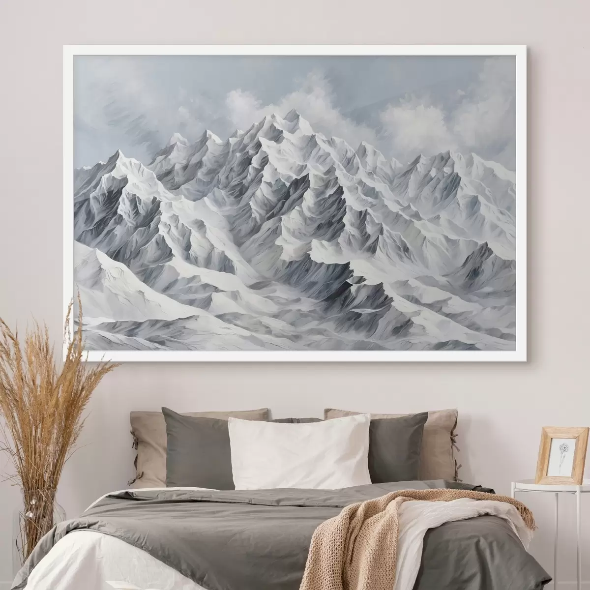 Plakat Valged lumised mäed f42542