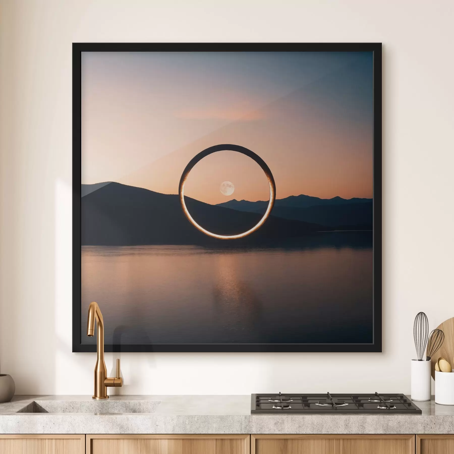 Pilt Kuu foto läbi rõnga f42550