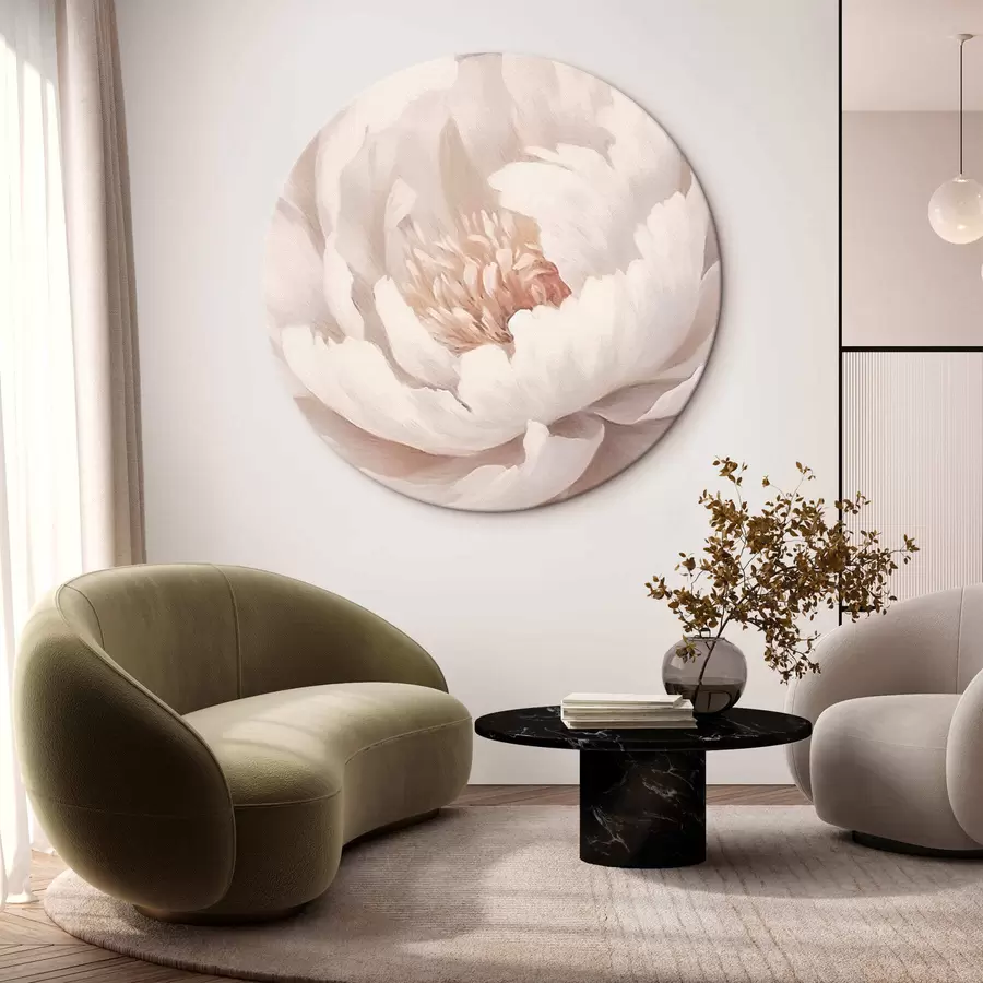 Fototapeedid Suur valge pioon r42637