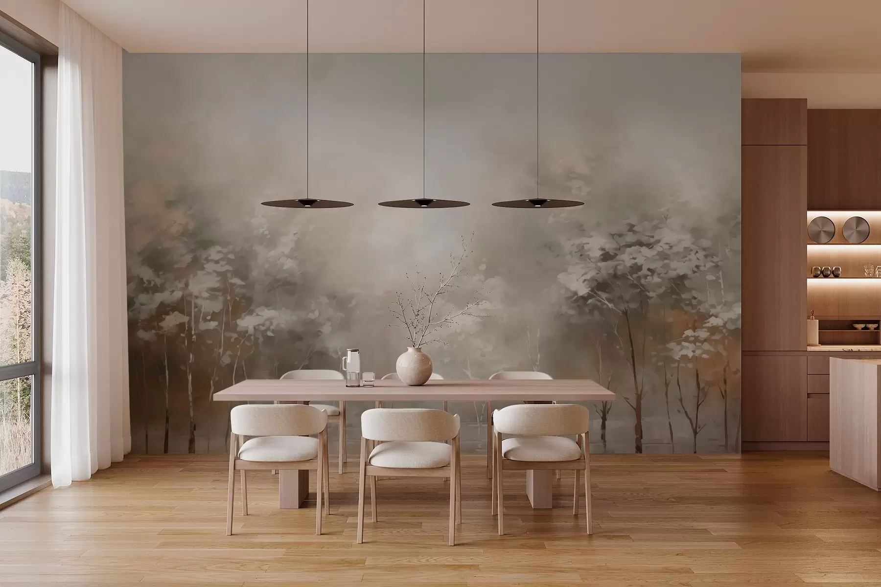 Fototapeedid Aia abstraktne maalimise imitatsioon w02928