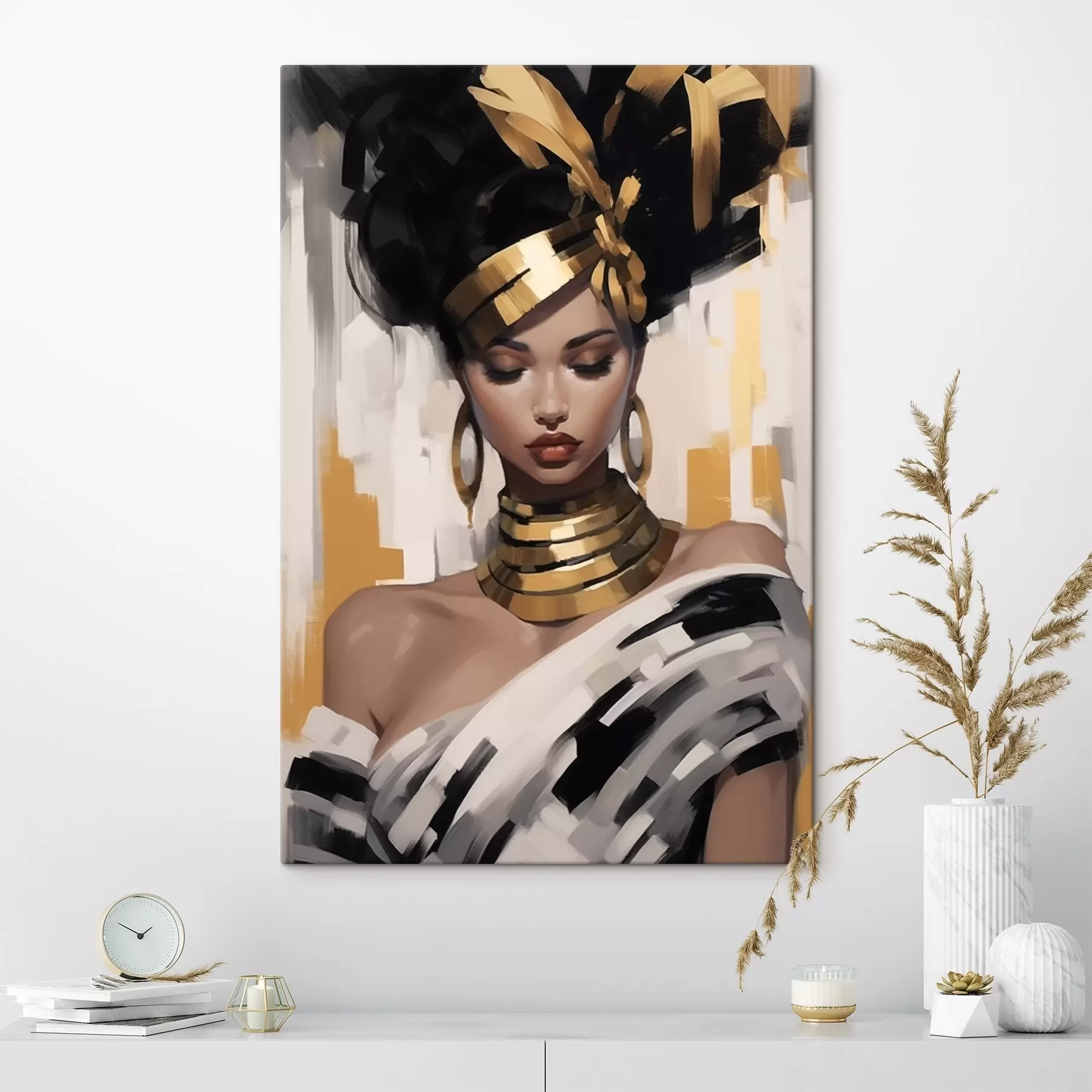 Fototapeedid Kaasaegse etnilise stiiliga naise portree s42648