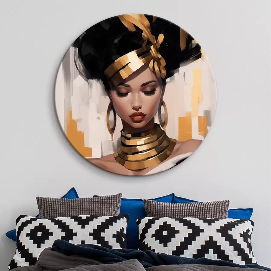 Fototapeedid Kaasaegse etnilise stiiliga naise portree r42648