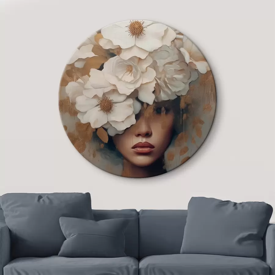 Pilt Portree valgete lilledega r42664