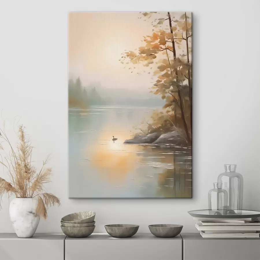 Pilt Puu tiigi ääres maastikul s42757