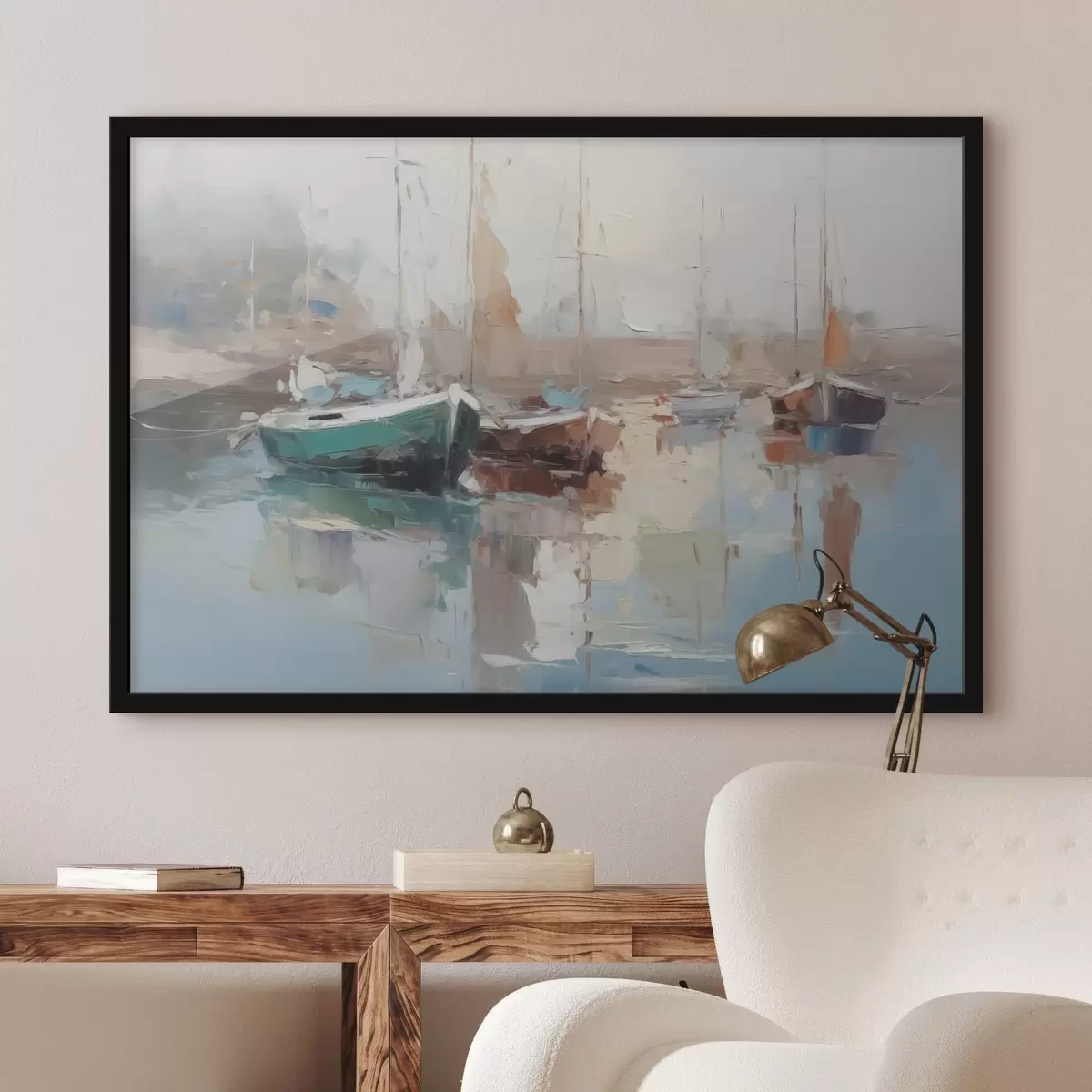 Plakat Paadid imitatsioon abstraktset maali f42743