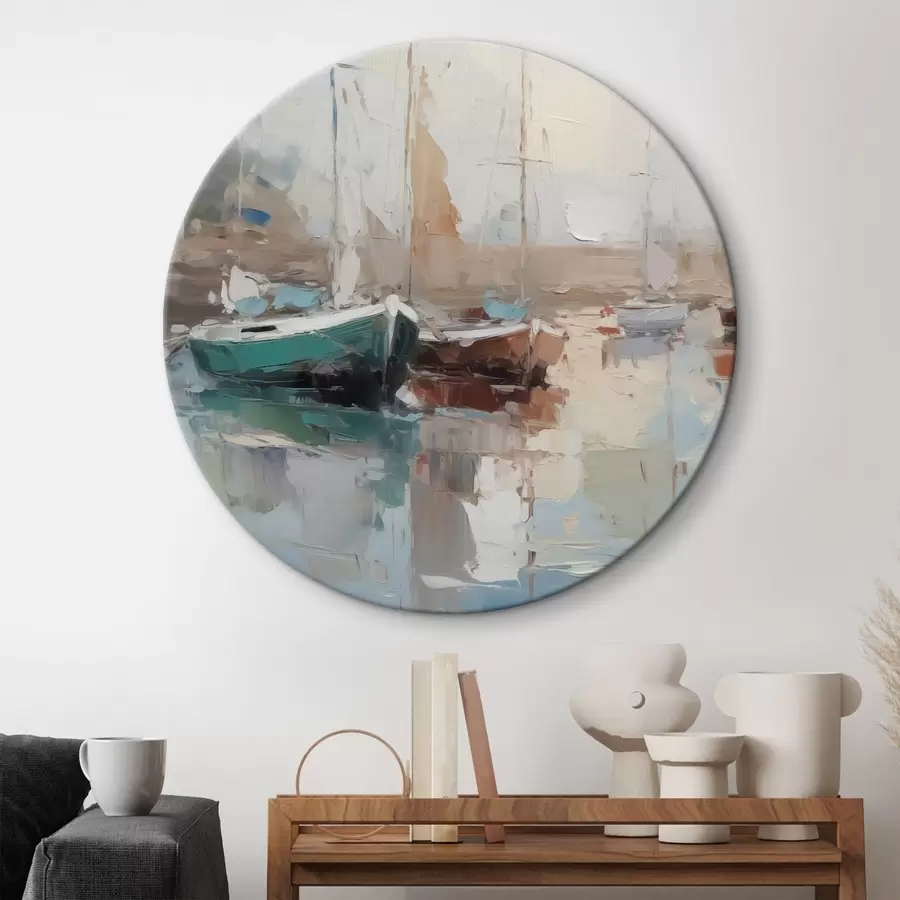 Pilt Paadid imitatsioon abstraktset maali r42743