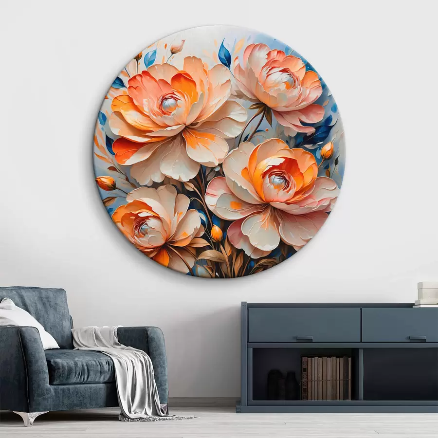 Pilt Lilled sinisel taustal r42709