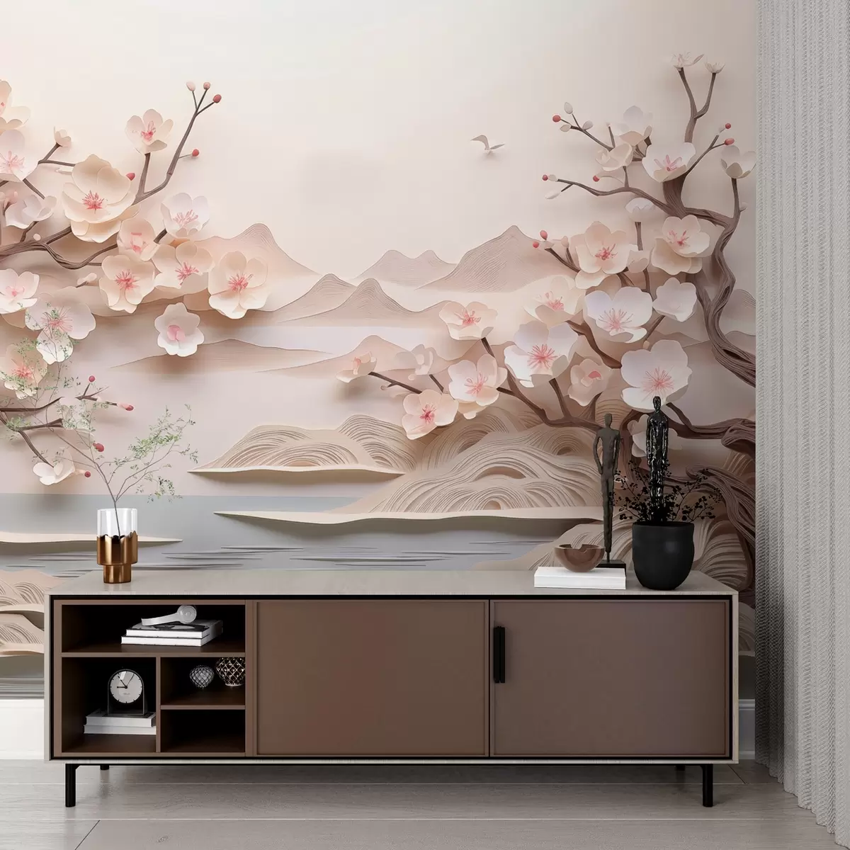 Fototapeedid Abstraktne sakura w02990