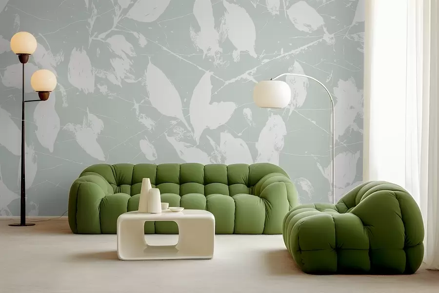 Fototapeedid Minimalistlik muster valgetest laikudest w02936