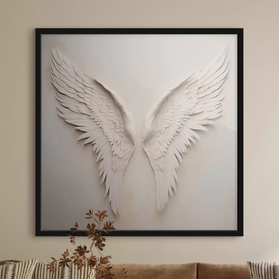 Fototapeedid Valged tiivad f42816