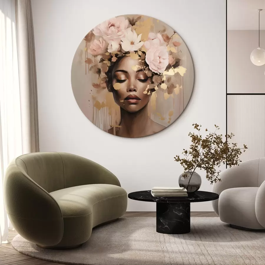 Fototapeedid Tüdruk lillekrooniga r42814