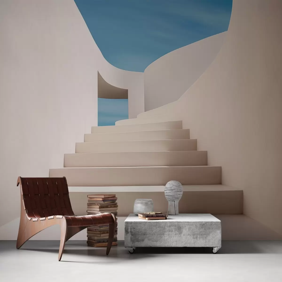 Fototapeedid Sammud arhitektuuriline minimalism w03037