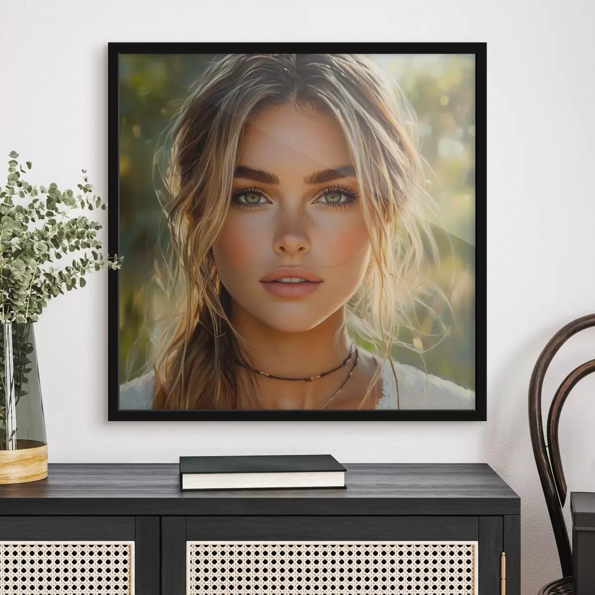 Plakat Tüdruku suvine portree f42859