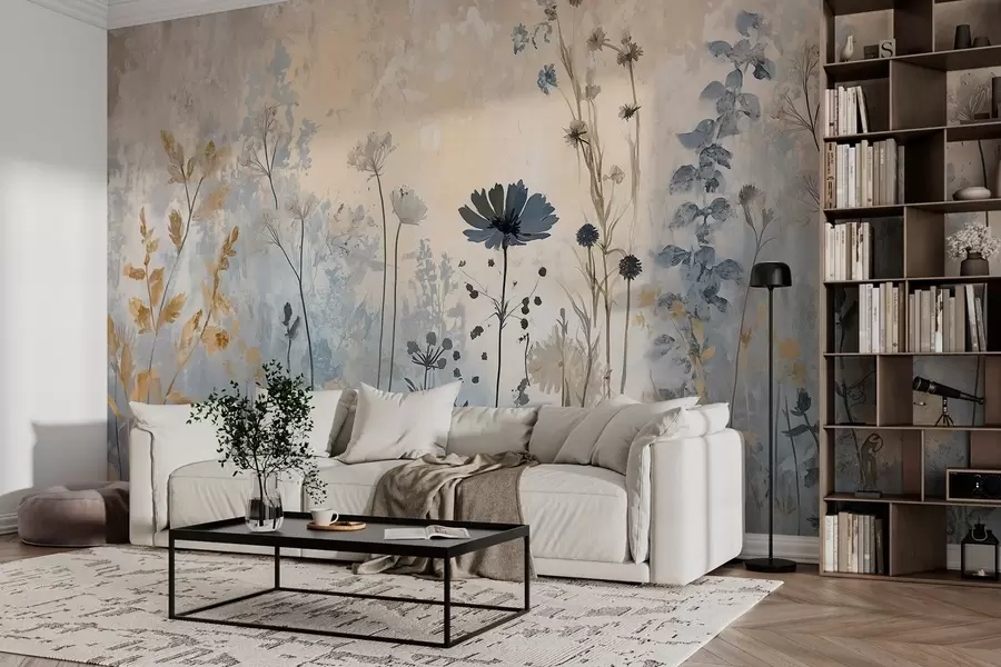 Fototapeedid Looduslilled abstraktselt w03022