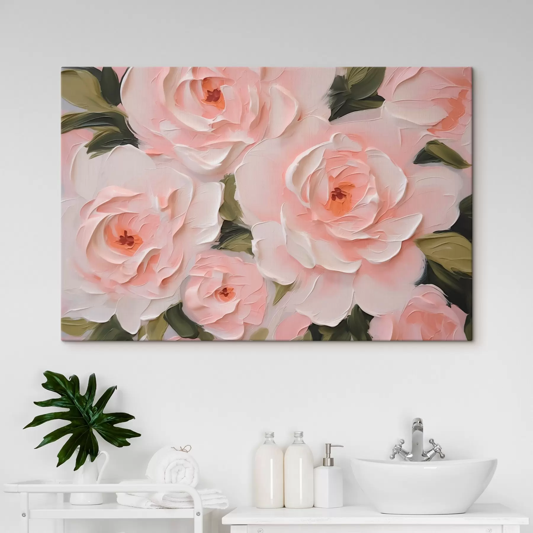 Pilt Õrnad roosid imiteerivad maali s42831