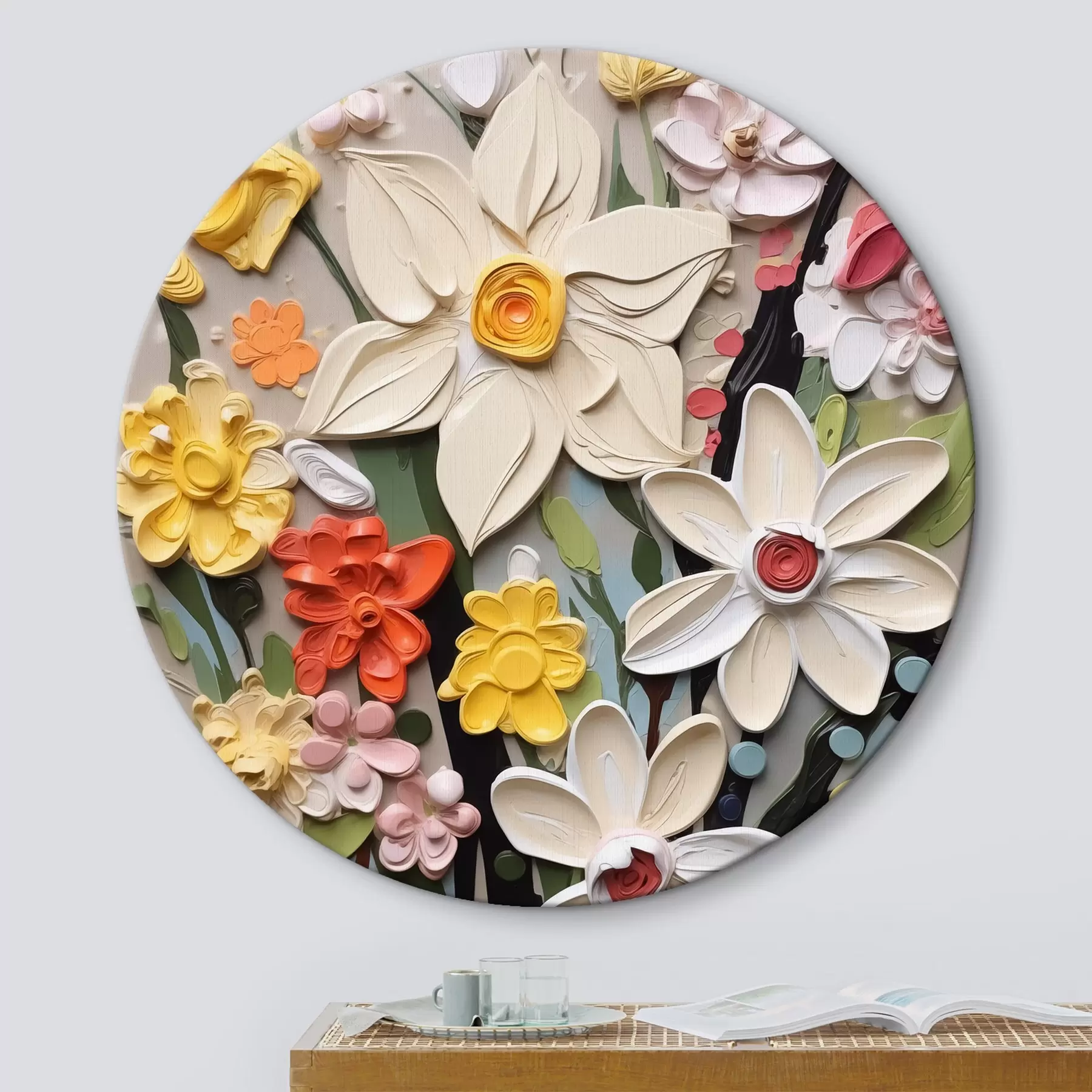 Fototapeedid Lillede imitatsioon lööki r42845