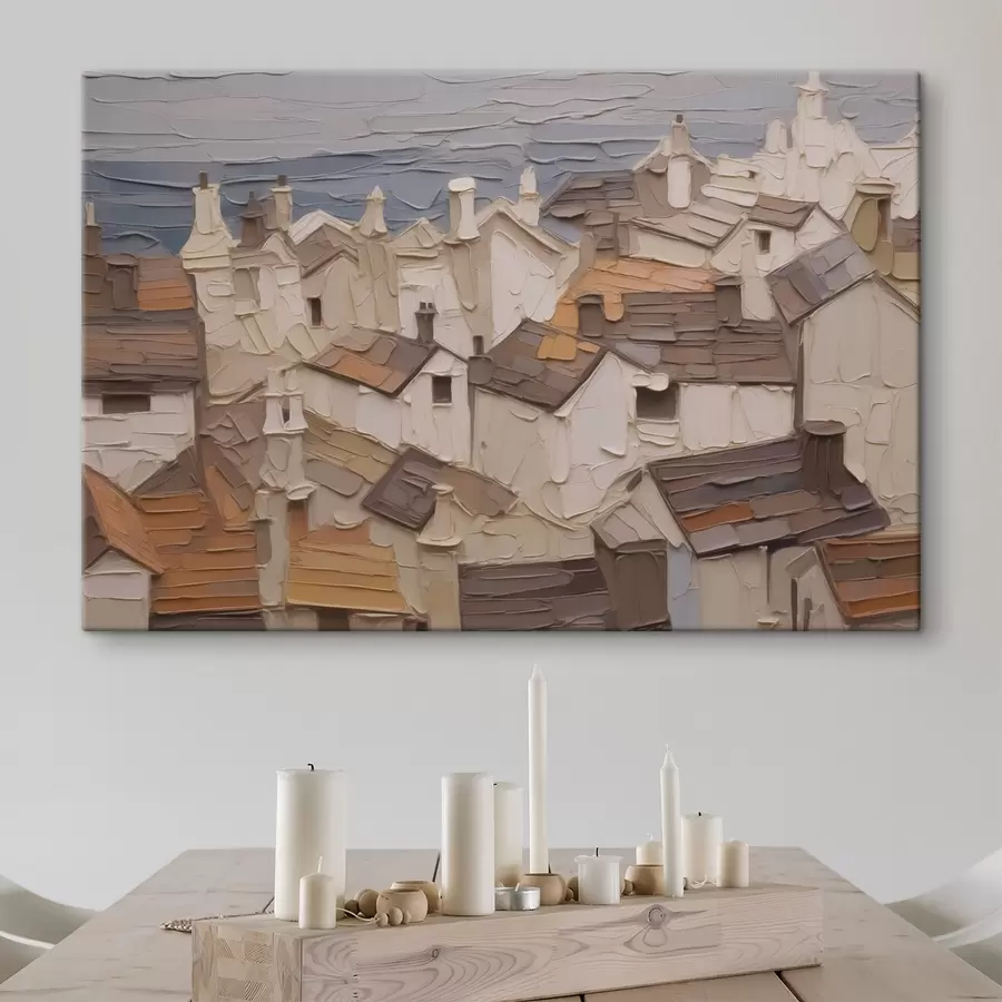 Pilt Majade katused abstraktsed maali imitatsioonid s42910