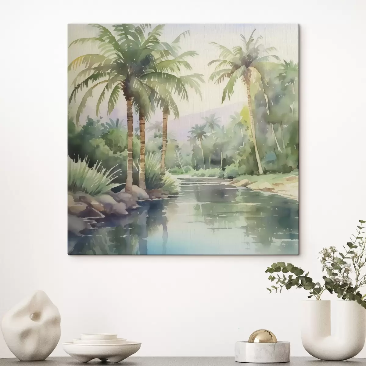 Pilt Troopilise maastiku imitatsioon akvarell s42912