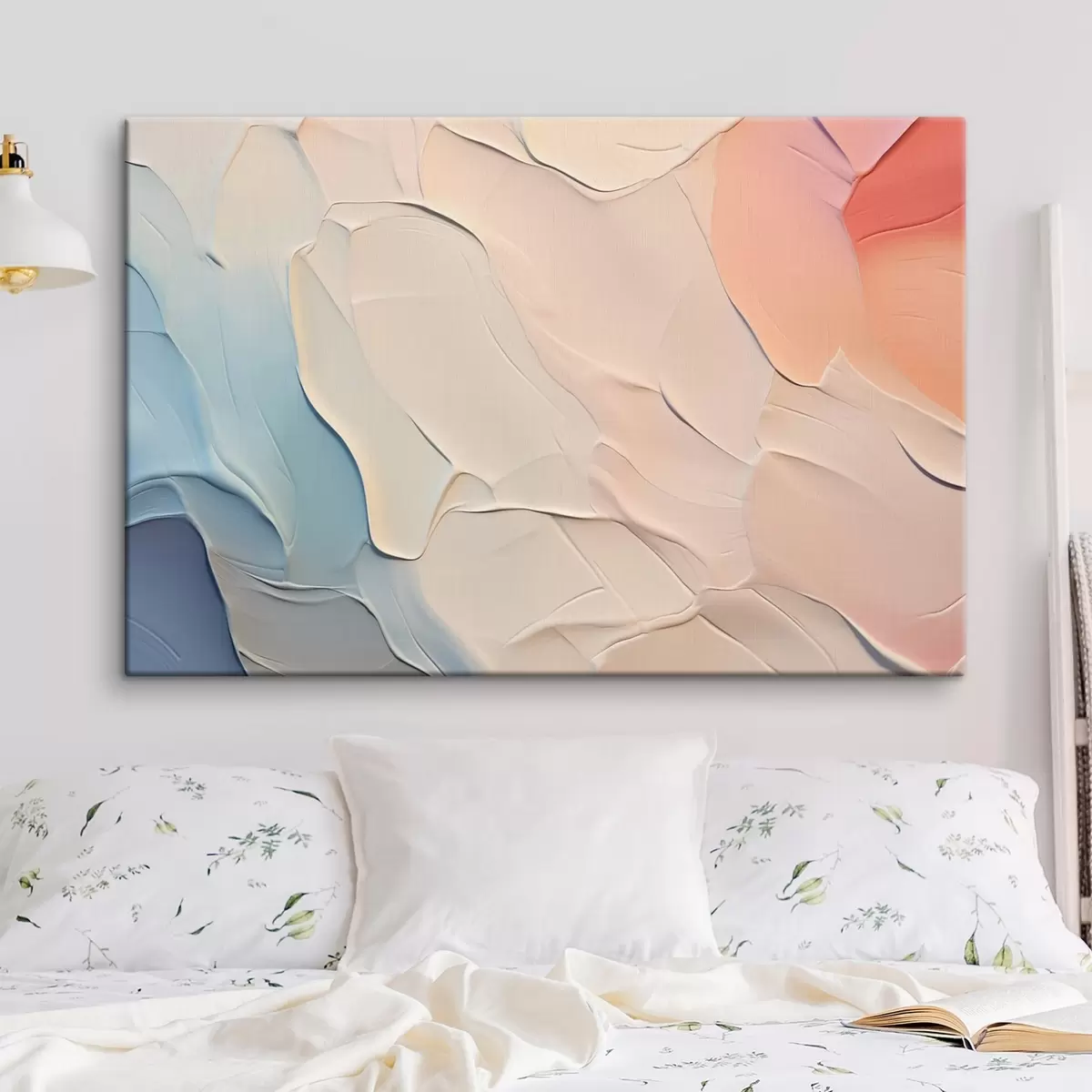 Pilt Abstraktne suurte pintslitõmmete imitatsioon värviga s42914