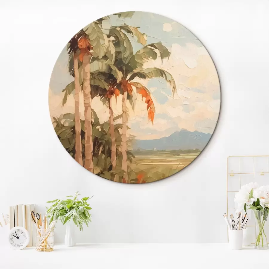 Pilt Palmipuude imitatsiooni maalimine r42898