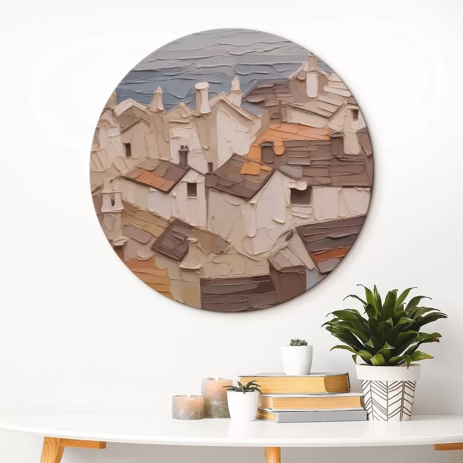 Pilt Majade katused abstraktsed maali imitatsioonid r42910