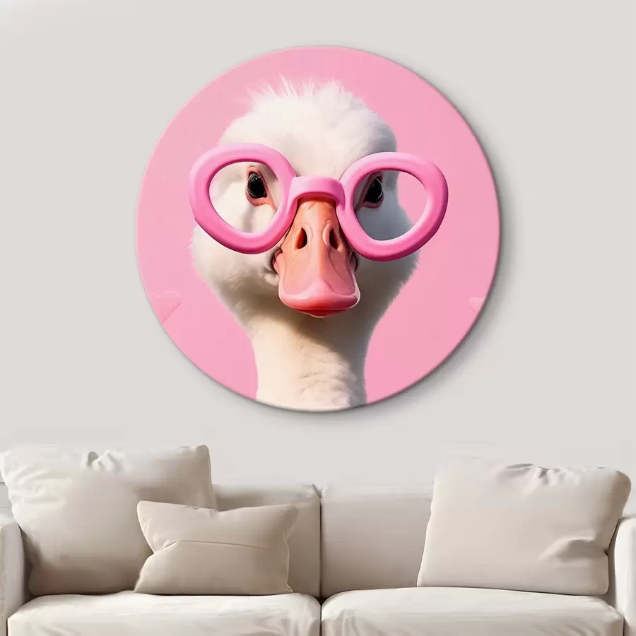 Fototapeedid Haned roosa prillidega r42947