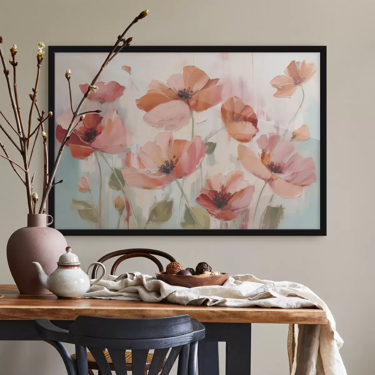 Plakat Abstraktne moonide imitatsioonimaal f42956