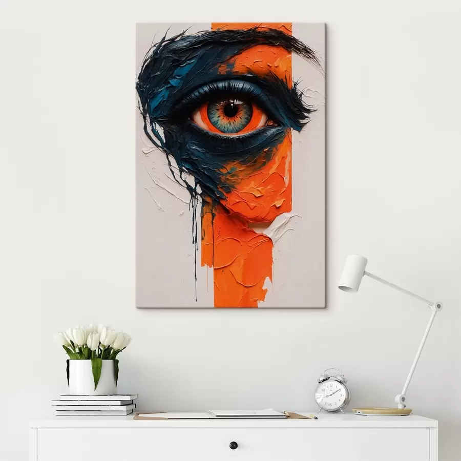 Pilt Naise silma stiilis õlimaal s42763