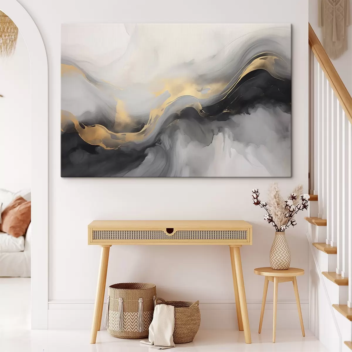 Pilt Vesivärvi imitatsioon, abstraktsioon s42889