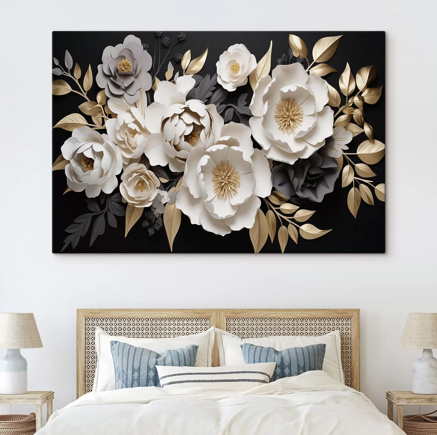 Fototapeedid Suurepärased lilled tumedal taustal s42969