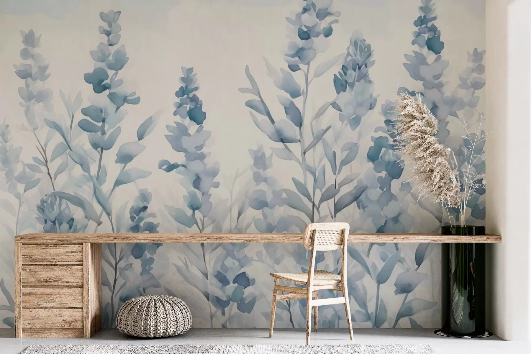 Fototapeedid Lavendli imitatsioon akvarellsinine toonid w03186v1