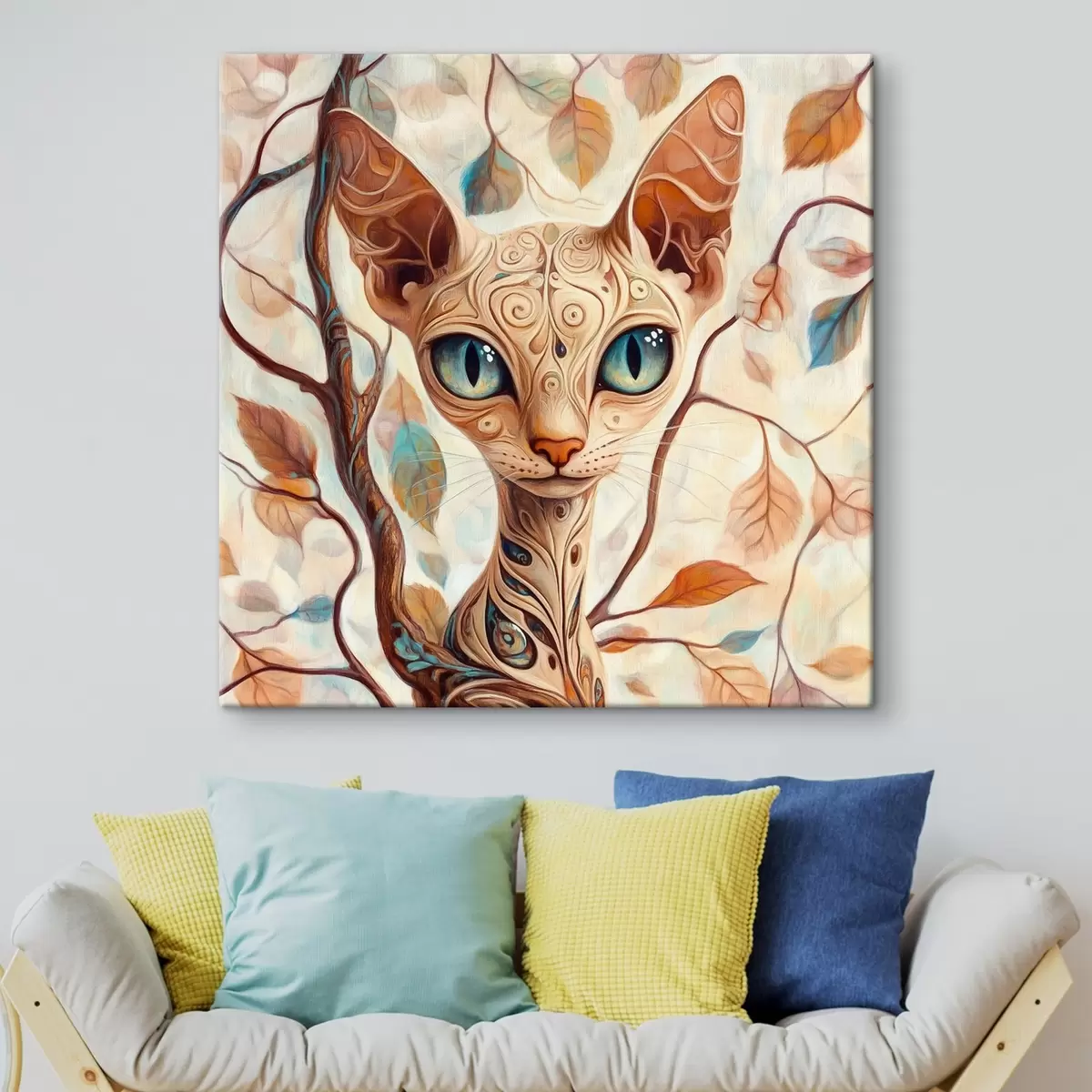 Pilt Kassipoeg ja puuoksad s42988