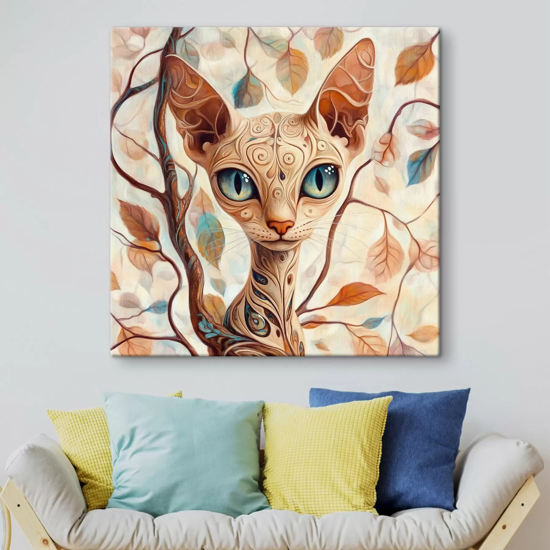 Pilt Kassipoeg ja puuoksad s42988