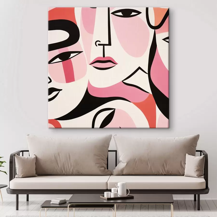 Pilt Abstraktne, inimesed, nägu s43031