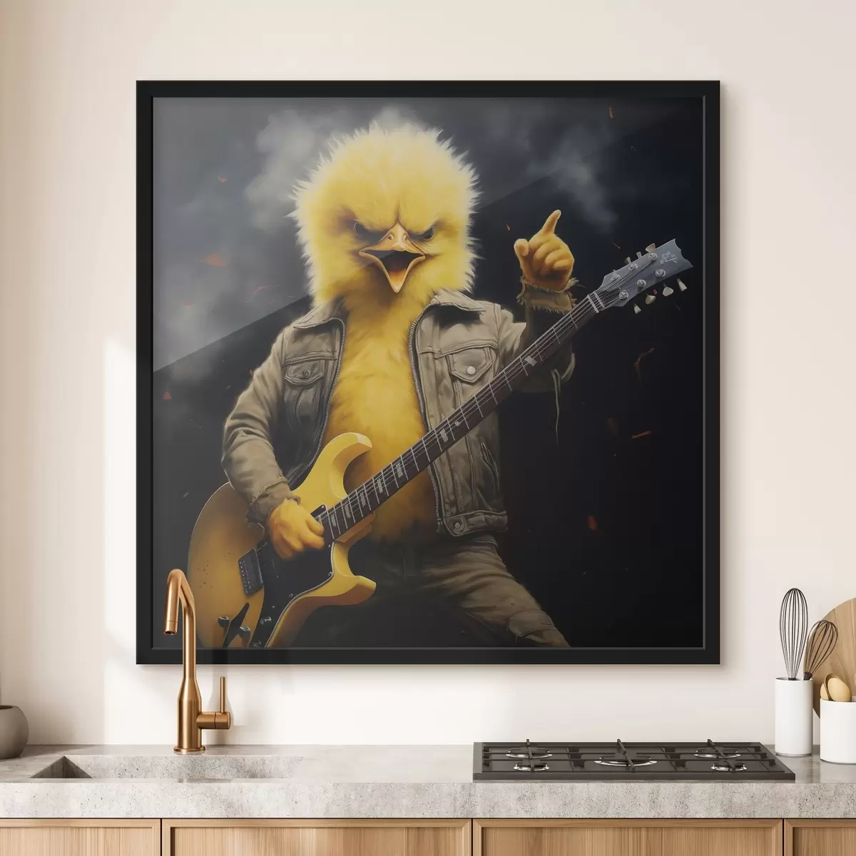 Plakat Rocker Chicken f43029