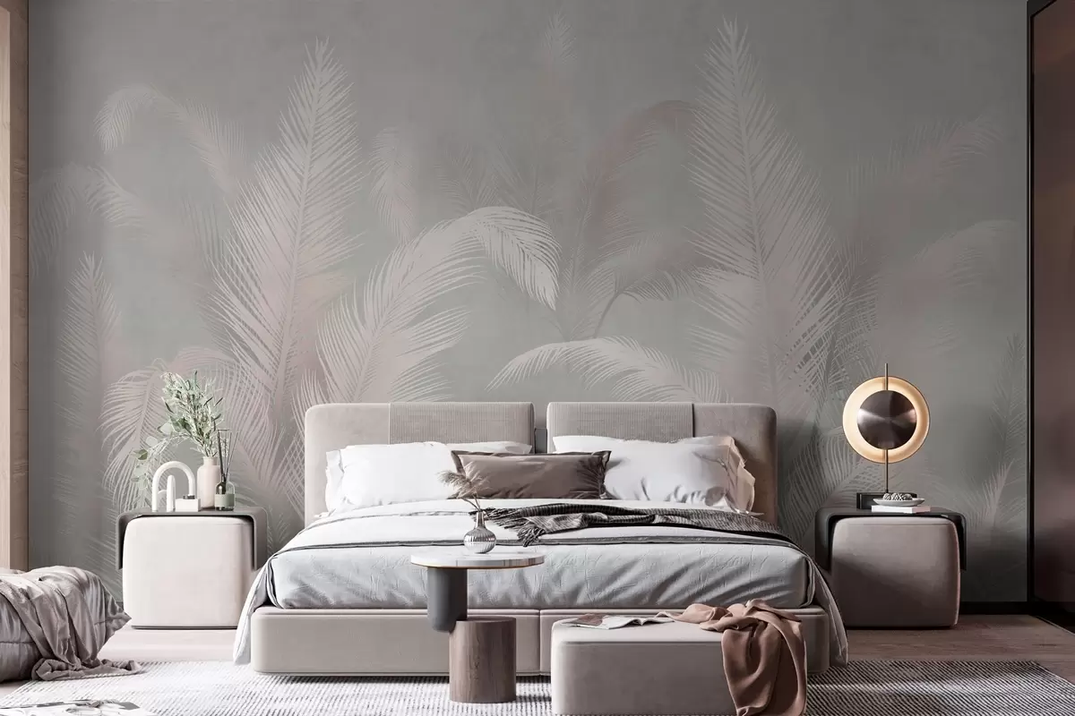 Fototapeedid Õrnad troopilised palmilehed w03250