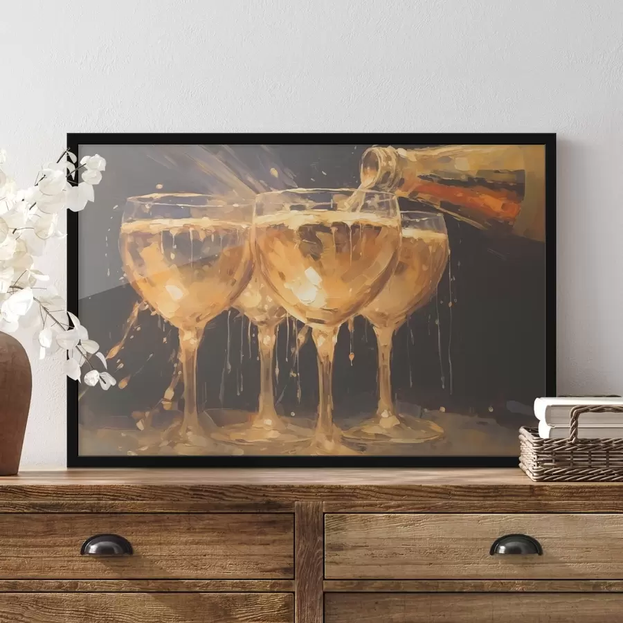 Fototapeedid Šampanjaklaasid f43021